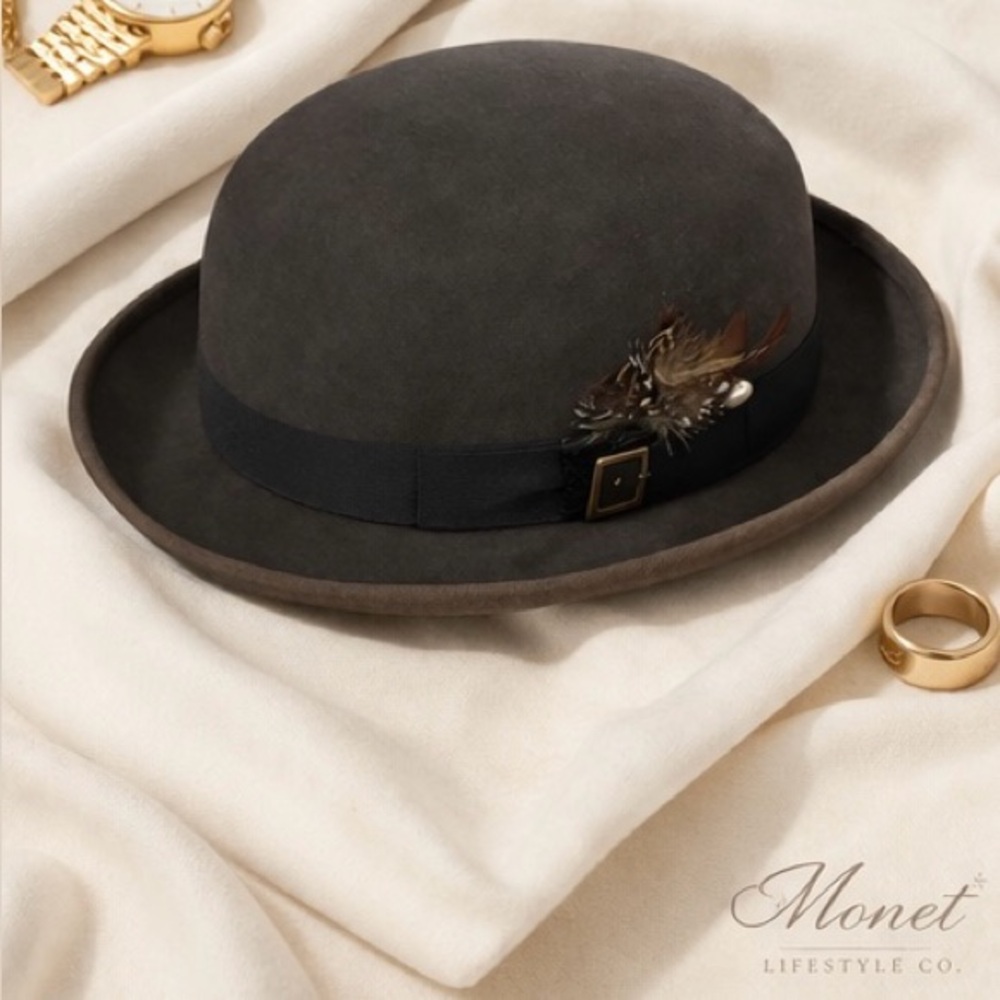 Stacy Adams Classic Black Fedora Size: Small